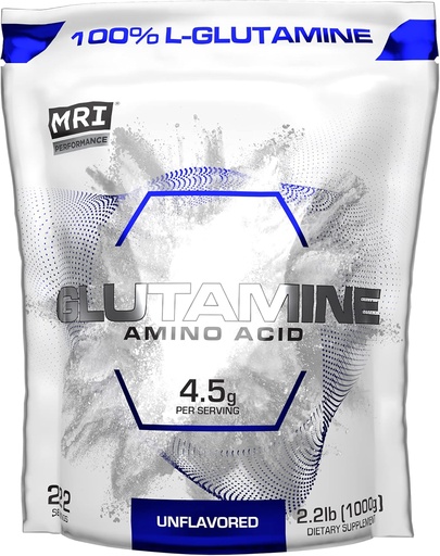 [BRSROZD6OUMGEGTZ] MRI Performance L-Glutamine Powder, Pure Free-Form Amino Acid for Recovery, Gut & Muscle Support, Unflavored, Easy Mix, (222 Servings)
