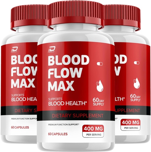 [BRSRAFA3CB7GK3QZ] Blood Flow Max Capsule - BloodFlowMax Advanced Formula, BloodFlow Max Extra Putere, Global Wellness, All-Natural Vitamine, Recenzii (3 ambalaj - 180 capsule)