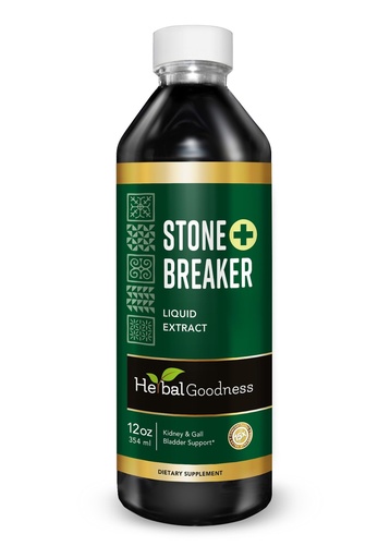 [BRSROGAECEPAGF3F] Stone Breaker 12oz – Organic Chanca Piedra Kidney Detox & Gallbladder Cleanse – Dissolves Kidney Stones & Gallstones Fast – Natural Stone Breaker Supplement for Detox and Crystal Flush – 1 Bottle