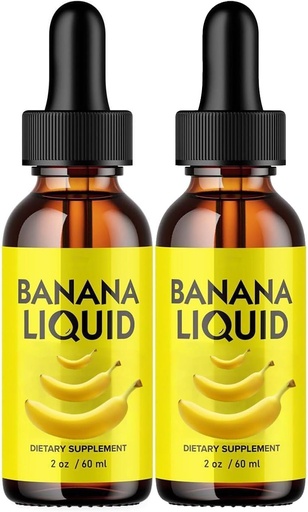 [BRSRAAAHAADWAAI6] Banana Supplement Liquid Original 60ml Banana Extract Liquid for Women Gut Health 2 Pack