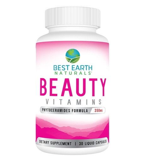 [BRSWGAT4CR5QYG3J] Best Earth Naturals Beauty Vitamins Phytoceramide Pills - Skin Hydrating Support Supplement with Alpha Lipoic Acid and More to Help Promote Hydrated Skin - 30 Count