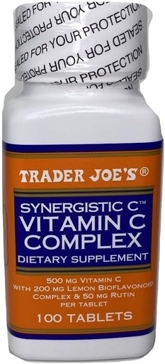 [BRSWYCT2DN5WM3LB] Trader Joe's Vitamin C Complex 100 Tablets