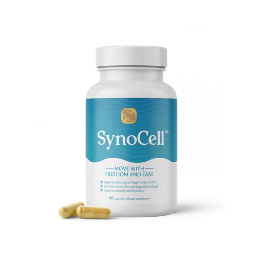 [BRSRA2Q6BB5R6HYU] Synocell Glucosamine Chondroitin Complex Back, Neck, and Joint Support Supplement with Boswellia, Quercetin, & MSM - Renew Your Joints from the Inside Out - Move with Freedom and Ease