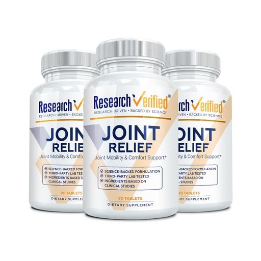 [BRSWKHDZB57RU3TE] Research Verified Joint Support - Glucosamine, MSM, Turmeric, Boswellia, BioPerine - Vegan - 270 Capsules - 3 Month Supply
