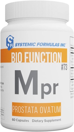 [BRSWIYIZCIJQE2YV] Systemic Formulas Mpr – Prostata Ovatum 60 Capsules Bio Function #73. Supports Male and Female reproductive Glands.