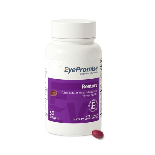 [BRSWIZITO4GB6CDI] EyePromise Restore Eye Health Supplements - 60 Softgels, 30-Day Supply - Omega 3 Supplement for Aging Eyes with Lutein and Zeaxanthin, Fish Oil, EPA, DHA & Eye Vitamins and Nutrients