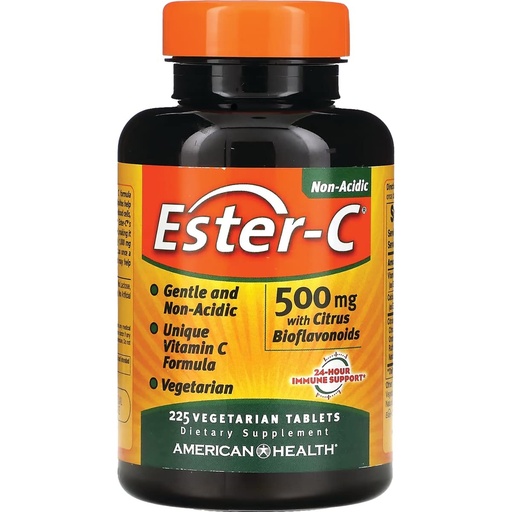 [BRSWIED6CV4B43D4] Ester-Vitamin C with Citrus Bioflavonoids 500 Milligrams 225 Veg Tabs