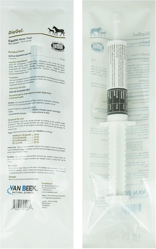 [BRSW2ED7CUMGMDTH] Diagel for Equee - Orly Administed Gel for Occassal Foot Stools and Diestive upset - ม้าธรรมชาติ Productions - Van Beek Science