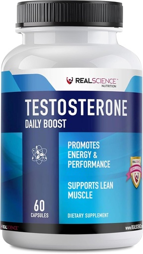 [BRSWKEIQDEDGGGY3] Daily Boost Free Testosterone Boosterone Booster for Men - strongerest supplement for Muscle Growth, Bodybuilding " Energy with 9 Powerful Ingredients - 60 Capsules