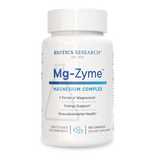 [BRSWIZYAOYOBKHD6] Biotics Research Mg-Zyme™ Triple Magnesium Complex 100 mg- Magnesium Glycinate, Gluconate, Aspartate Chelated Supplement, High Absorption, Support Sleep, Energy, Cardiovascular Health–100 Capsules