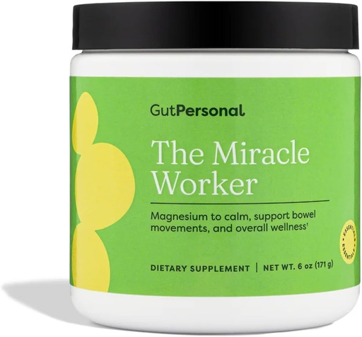 [BRSRMBQRBV7GOD36] The Miracle Worker Magnesium Glycinate Powder for Sleep - Chelated Magnesium Drink Powder Supplement Helps Reduce Stress & Regularity While Easing Muscle Cramps with Strawberry Flavor - 30 Servings