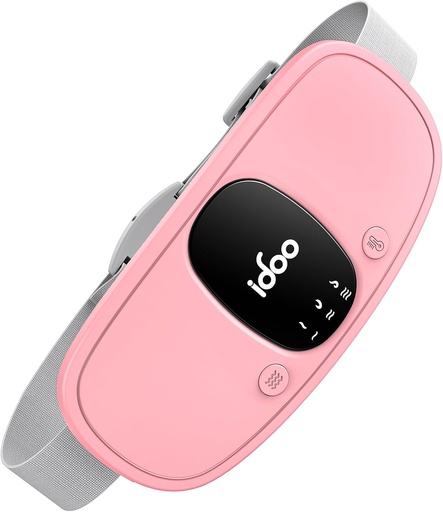 [BRSRMAQQO4GWEGTZ] iDOO는 기간 크림프, FSA Eligible 품목, 여자를 위한 크리스마스 선물, 휴대용 난방 패드, Menstrual 주름 기복, 기간 난방 벨트, 분홍색을 위한 코드가 없는 뒤 비열 패드를 가열합니다