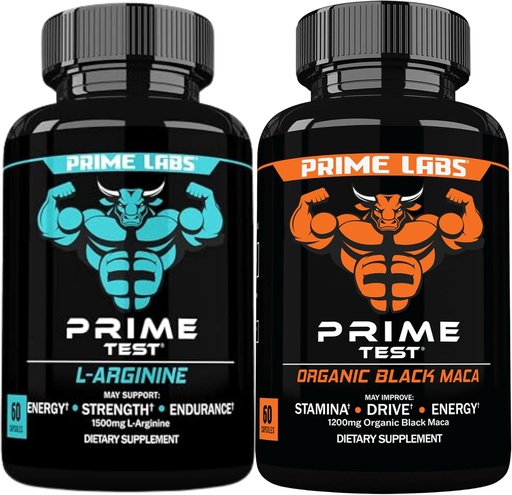 [BRSRAEI5OB7BG333] Prime Labs L Arginine (60 cm) + 有机黑马卡卡普尔(60 cm)