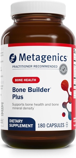 [BRSWIZQOB4AA423C] Метагени Bone Builder Plus - доповнення MCHC для Bone Health* - формула високого поглинання з калію, фосфором і 2000 IU Вітамін D - Non-GMO & Gluten-Free - 180 капсули