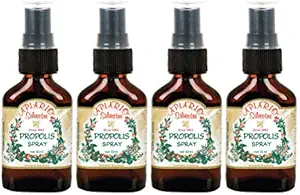 [BRSROBT5OQFQA3LF] 4 Bottles of Apiario Silvestre Brazilian Green Bee Propolis Spray Glycolic Extract 30ml -Non Alcoholic, Wax Free, Sugar Free