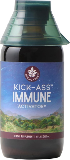 [BRSWGEIKOAPGOCTX] WishGarden Herbs Kick-Ass Immune Activator - Herbal Immune Support Supplement for Yetişkinler, Plant-Based Immune ATM & Immune Defense w/Echinacea & Goldenseal, Hızlı Immunity Boost Formula, 4oz