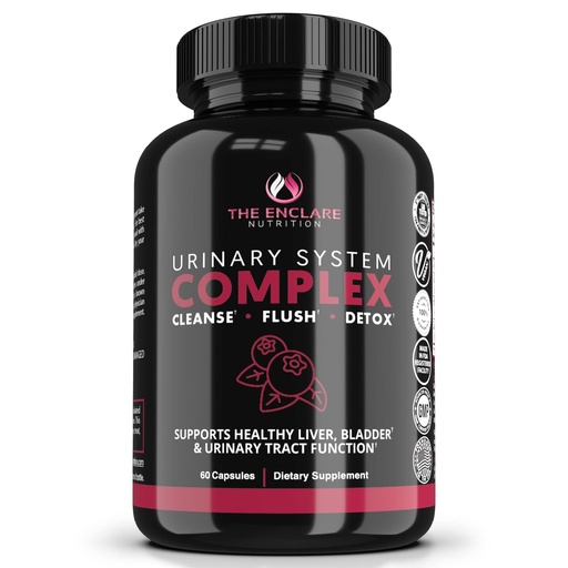 [BRSRMEIBCUDRGEYU] THE ENCLARE NUTRITION D Mannose with Cranberry Pills, Urinary Tract Health UTI Support, Kidney, Bladder, Liver Cleanse, Detox. D-mannose 1000mg Capsules, Cranberry Juice Powder, Dandelion & Hibiscus