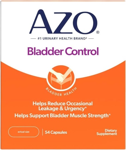 [BRSWIGIICN4RYCD2] AZO Bladder Control with Go-Less Daily Supplement (en anglais seulement) aide à réduire l'urgence occasionnelle*