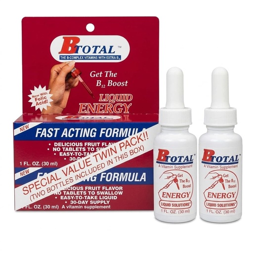 [BRSWIZLRC4IAI23M] The B-Total Solution - Sublingual B Vitamins - Twin Pak
