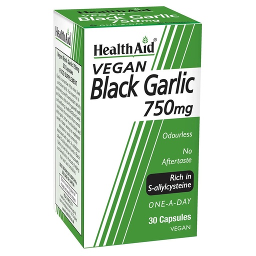[BRSWIZQODN5BU2DM] HealthAid Black Garlic 30 Vegicaps 750 mg
