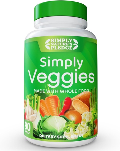 [BRSROYAHCFYWE2DF] Simply Nature's Pledge - Made with Whole Food Superfoods, Packed with Beta Carotene & 18 Different Vegetables - 100% Soy Free