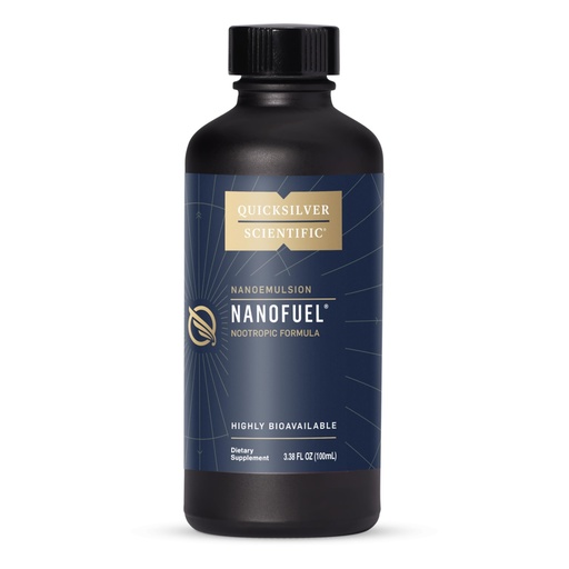 [BRSW2ED5PN7QYELO] Quicksilver Scientific NanoFuel - Energy Support - Nootropic Formula Designed to Support Focus + Productivity (3.38oz / 100ml)