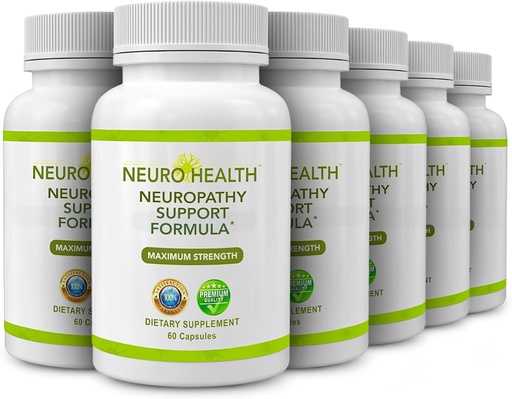 [BRSRAYY2CIPBUG3H] Nerve Support Formula for Neuropathy - Your Nerve Supplement with B Vitamins and Alpha Lipoic Acid - Rapid Absorption - 360 Capsules