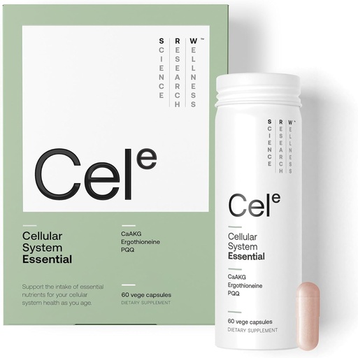 [BRSRAEI6PIFBE3YZ] SRW Cel Essential | Wellness Supplement for Healthy Aging and Longevity | Supports Energy, Mental Performance + Muscle Health | 17 Vitamins & Minerals | Suitable for All Ages | 60 Capsules