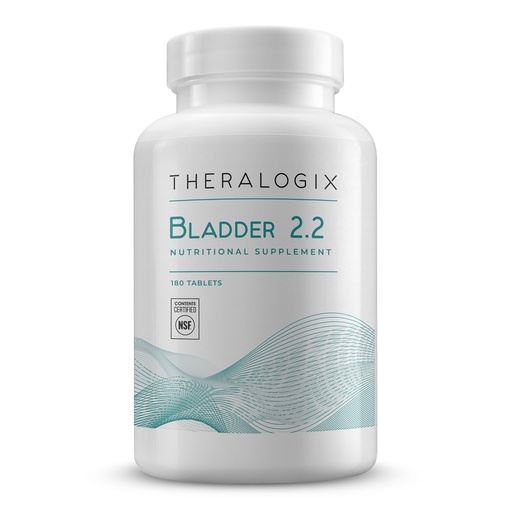 [BRSWYCQQA4BWOYA2] Theralogix Bladder 2.2 Multivitamin & Multimineral Supplement - 90-Day Supply - Bladder Support Supplement for Men & Women - Vitamins A, C, D, E, Zinc & More - NSF Certified - 180 Tablets