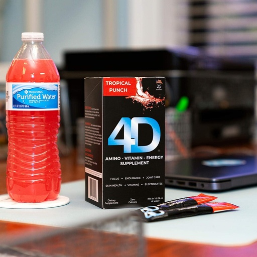 [BRSWYEDYOQIBQHLA] 4D Énergie propre Amino-Vitamine-Énergie-Supplément 25 unités en 1 paquet, 25Conte ()