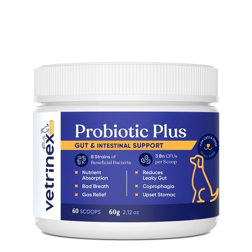 [BRSWKHD6A4DAMA33] Probiotic - Coprophagia Treatment for Dogs - Stop and Prevent Dog from Eating Poop - No Stool Eating, Deterrent and Prevention - Probiotics Powder for Cats, Dogs & Puppies