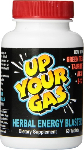 [BRSWIYYGB4OBUFAZ] UP Your Gas Herbal Energy Blaster Tablets, 60 Count