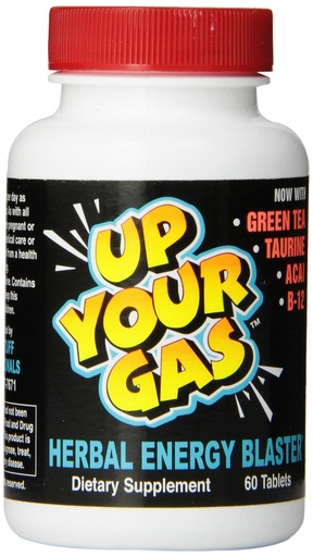 [BRSWIYYGB4OBUFAZ] UP Your Gas Herbal Energy Blaster Tablets, 60 Count