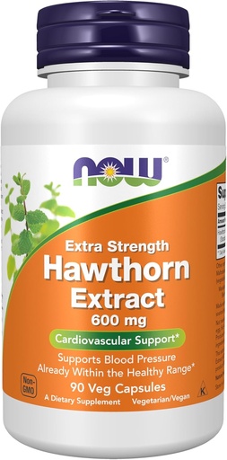 [BRSWKHY5CR5GIDLO] JETZT Nahrungsergänzungsmittel, Hawthorn Extrakt 600 mg, extra Stärke, Herz-Kreislauf-Unterstützung*, 90 Veg Kapseln
