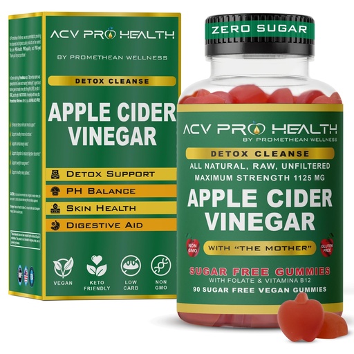 [BRSWY2YRAAAR6HY4] ACV with Sugar Makes No Sense! Apple Cider Vinegar Gummies Sugar Free Low Carb Advanced Keto Acv Gummies Keto Gummy Detox Cleanse (90 Count)