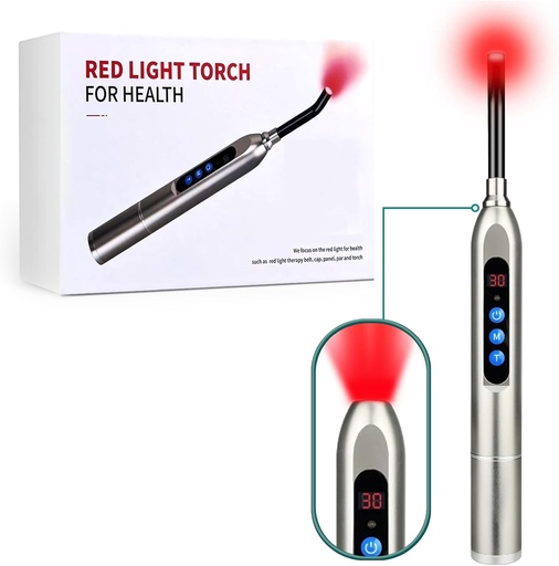 [BRSRAYYLCMFQGDIY] Red Light Cold Sore Device, Cold Sore Treatment for Lips, Canker Sore Fever Blister Treatment, Red Light Therapy for Nose Face Cold Sore Removable Tip with LCD Display