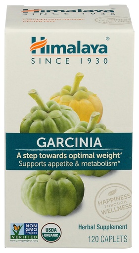 [BRSWKYAMDEJWE2Y5] Himalaya Organic Garcinia Cambogia Herbal Supplement, Appetite Support, Lipid Metabolism, Weight Support, USDA Organic, Non-GMO, Vegan, 600 mg, 120 Plant-Based Caplets