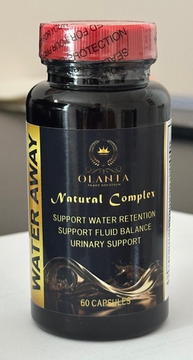 [BRSRA2Y5DIGWKDTB] WATER AWAY PILLS - Premium Herbal Blend with Milk Thistle, Turmeric, Tart Cherry - Premium Water Retention and Flushing - Immune system booster - Herbal Diuretic Supplements -1 Bottle