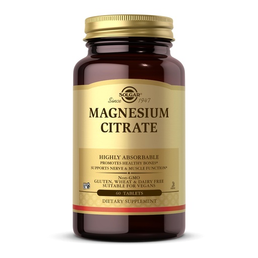 [BRSWIYT3OMABOG3O] Magnesium Citrate - 60 Tablets
