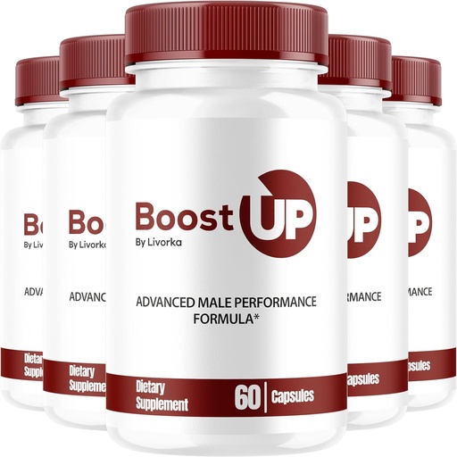 [BRSRAHA5CUHQIC3U] LIVORKA Boost Up Advanced Formula Supplement for Men - 300 Capsules - Pack of 5