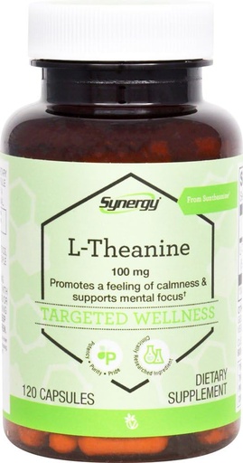 [BRSWIZQGCADR423G] Vitacost Synergy L-Theanine from Suntheanine® -- 100 mg - 120 Capsules