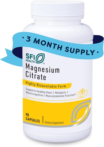 [BRSWIYYZDIJRACQZ] Klaire Labs SFI Health Magnesium Citlement - Suppplement - Magneium Mincium Minsural Supples for easy effects, Foots, Nerves, Bons & Cosnitions (90 Capsoles).