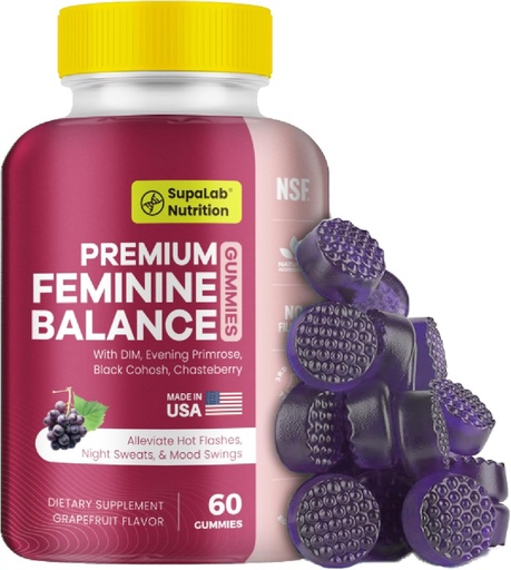 [BRSRAAA7AABROCDH] Female Balance Gummies, Menopause Health Support, 60 Gummies