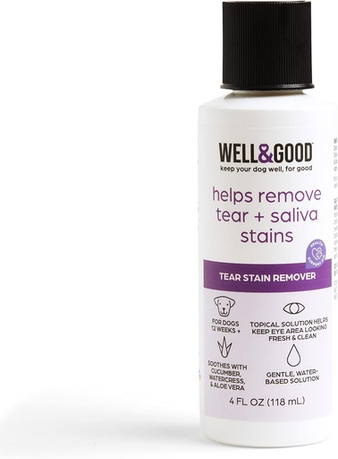 [BRSRMH34AENGCFDZ] Well & Good Dog Tear Stain Remover 4 fl. oz.