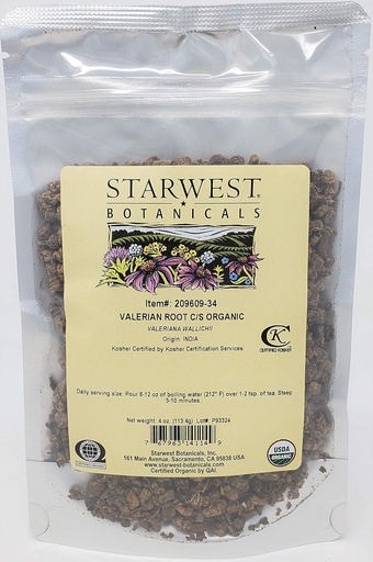 [BRSWIGAPBIMGME3K] Organic Valerian Root C/S