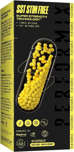 [BRSW2GL7CABGGCDV] PERFORMIX SST Stim Free Super Tecnologia de Força - Não-estimulante, Timed-Libersed Energy Booster - L-Carnitine & Ashwagandha - Suplemento pré-treino, Objetivos Fitness para homens e mulheres - 60 Cápsulas