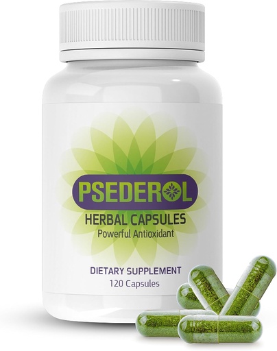 [BRSROEAZPMNQO23K] Soporte de psoríase para a pel, 120 cápsulas de herbas, suplementos de psoríase natural, plantas medicinais tradicionais indias con 6 herbas antioxidantes, suplementos de pel seca e Itchy