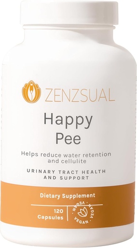 [BRSWYCQNCV5WMEQZ] ZENZSUAL Happy Pee – Urinary Tract Support with Organic Cranberry and D-Mannose - Comprehensive UTI Pain Relief Support for Women - 120 Capsules