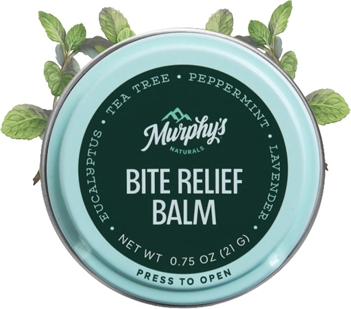 [BRSWGY35BB6QGFI4] Murphy's Naturals Insect Bite Relief Balm, Potovanja prijateljski, Soothes Bug Bites z rastlinsko-based olje, hitro delovanje, enostaven uporaba, 0,75oz