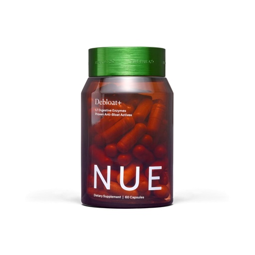 [BRSRO2YOOENQOFLH] The Nue Co. Debloat+ Supplement - Vegan & Gluten Free Digestive Supplement for Bloating, Gas & Abdominal Discomfort - Debloat Pills for Gut Health & Immunity - 60 Capsules